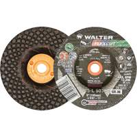 Meules &agrave; moyeu d&eacute;port&eacute; Flexcut, 5", 36 Grain, Oxyde d'aluminium, 5/8"-11, 12 200 Tr/min, Type 29 Consource