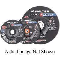 Meule XCAVATOR, 4-1/2" x 1/4", Arbre 5/8"-11, Zirconium, Type 27 Consource