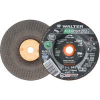 Meule FLEXCUT MILL SCALE, 4-1/2", 36 Grain, Oxyde d'aluminium, 5/8"-11, 13 300 Tr/min, Type 29 Consource