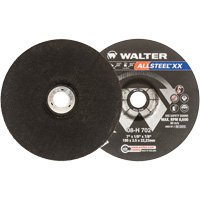 Meules &agrave; moyeu d&eacute;port&eacute; ALLSTEEL XX, 7" x 1/8", Arbre 7/8", Type 27 Consource
