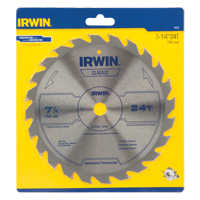 Lames de scie pour entrepreneur - Lames de scie de s&eacute;rie classique, 7-1/4", 24 dents, Pour Bois Consource