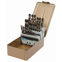 Jobber Length Drill Set, 15 Pieces, High Speed Steel Consource