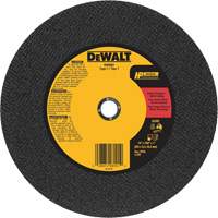 General Purpose Metal Cutting Chop Saw Wheel, 14" x 7/64", 1" Arbor, Type 1, Aluminum Oxide, 4300 RPM Consource