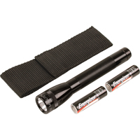 Mini&reg; Flashlights, Incandescent, 14 Lumens, AA Batteries Consource