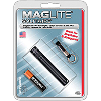 Solitaire&reg; Flashlights, Incandescent, 2 Lumens, AAA Batteries Consource