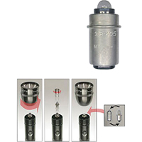 Mini&reg; Flashlights, LED, 97 Lumens, AA Batteries Consource