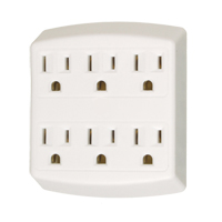 Adaptors, 6 Outlet(s), 15 Amps, 1875 W, 125 Consource