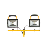 Twin-Head Work Light, LED, 40 W, 4800 Lumens, Aluminum Housing Consource