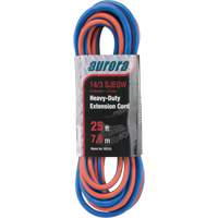 TPE-Rubber Extension Cord with Light Indicator, All-Weather, SJEOW, 14/3 AWG, 15 A, 3 Outlet(s), 25' Consource