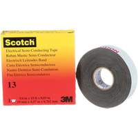 Ruban isolant semi-conducteur Scotch, 19 mm (3/4") x 4,6 m (15'), Noir, 30 mils Consource