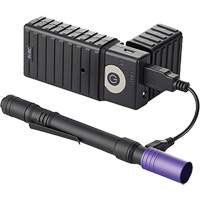 Lampe stylo UV avec port de recharge micro USB Stylus Pro, DEL, Corps en Aluminium, piles Rechargeable, Compris Consource