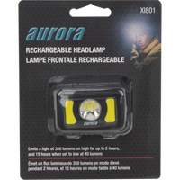 Headlamp, LED, 350 Lumens, 2 Hrs. Run Time, Rechargeable Batteries Consource