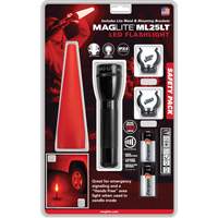 Safety Flashlight Pack, LED, 192 Lumens, C Batteries Consource