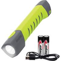 Small Pro Series Hybrid Handheld Flashlight, LED, 500 Lumens, Rechargeable/AA Batteries Consource