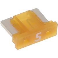 LP MINI&reg; Series Automotive Blade Fuse, Cartridge, 5 Amps, 58 V Consource