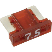 LP MINI&reg; Series Automotive Blade Fuse, Cartridge, 7.5 Amps, 58 V Consource