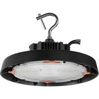 UFO High Bay Light, LED, 120 - 347 V, 100 W, 7.3" H x 11" W Consource