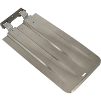 Rallonge pliantes de plaque frontale 24" pour diable en aluminium Consource